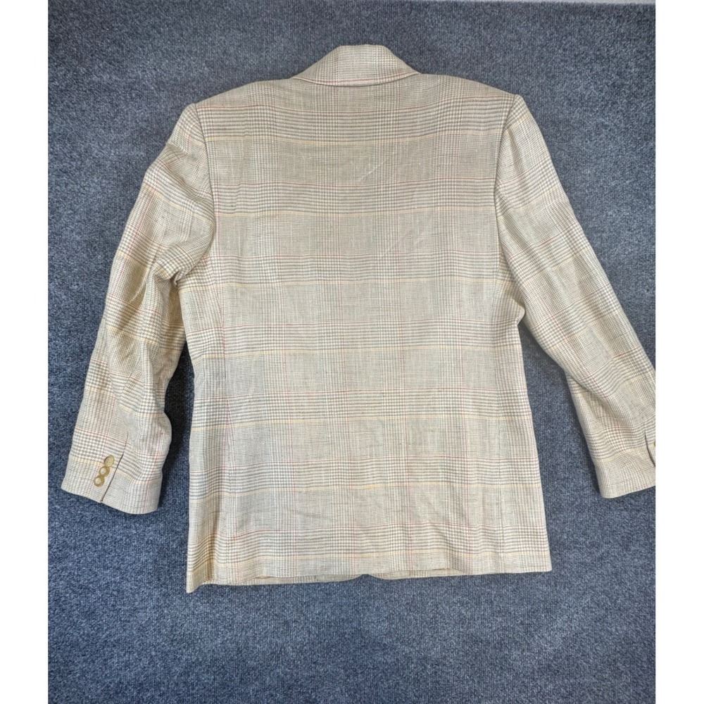 Vintage JH Collectibles Plaid Suit Set Women's Size 14 Blazer & Shorts Belt 90s - Picture 6 of 15